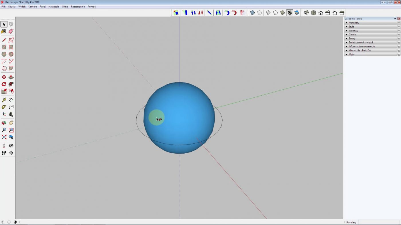 kula w programie sketchup 