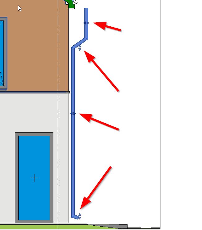 rynna revit w projekcie